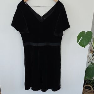 NWT Ann Taylor Elegant Black Velvet Dress